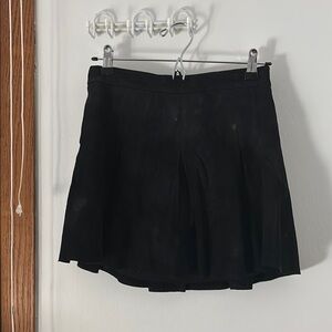 Alice and Olivia authentic suede Skirt with Pleats